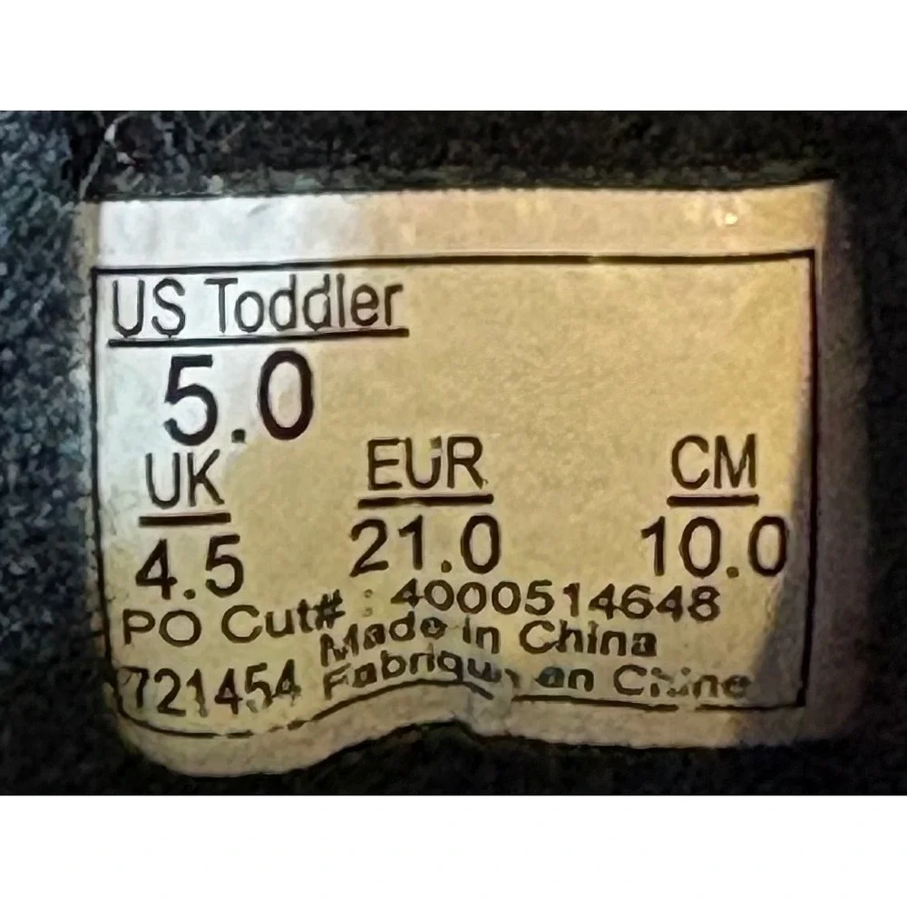 Vans MTE Mountain Edition Toddler Boys Size 5 Brown Suede Hook Loop Skate Shoes